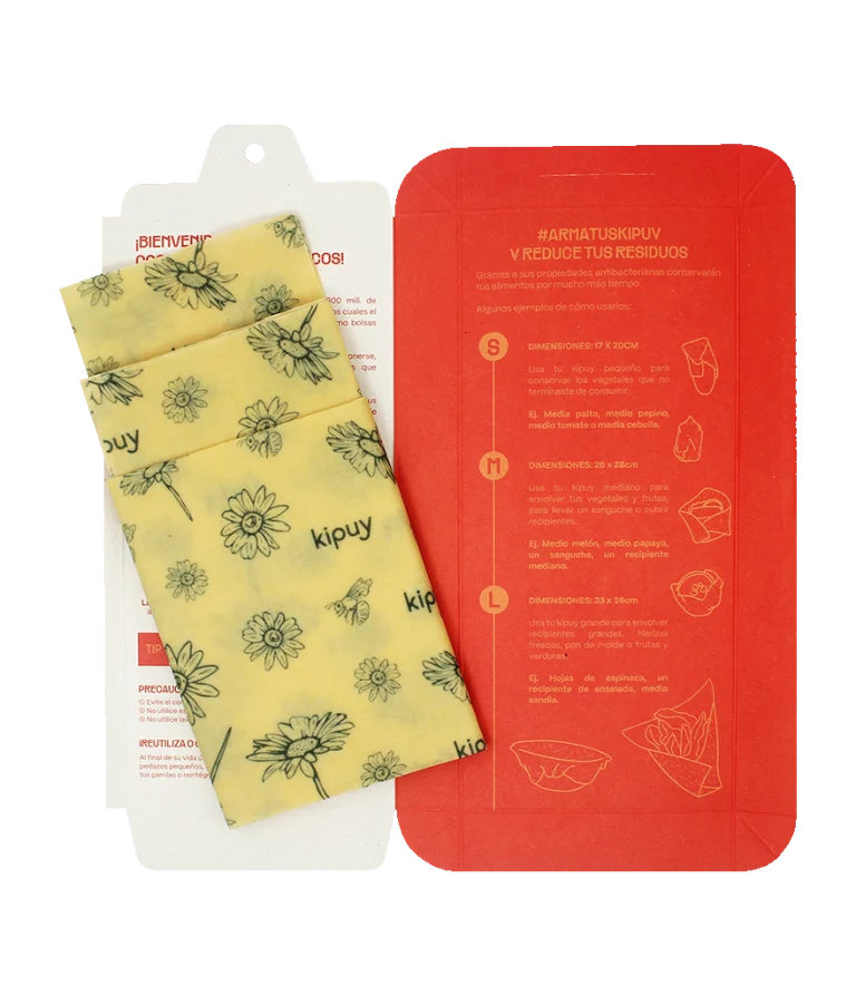 envoltorio para alimentos kipuy beeswrap