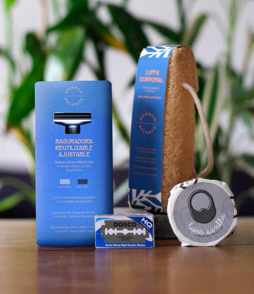pack rasurado zero waste