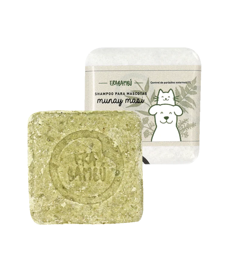 Shampoo Solido Natural para Mascotas Perros y Gatos